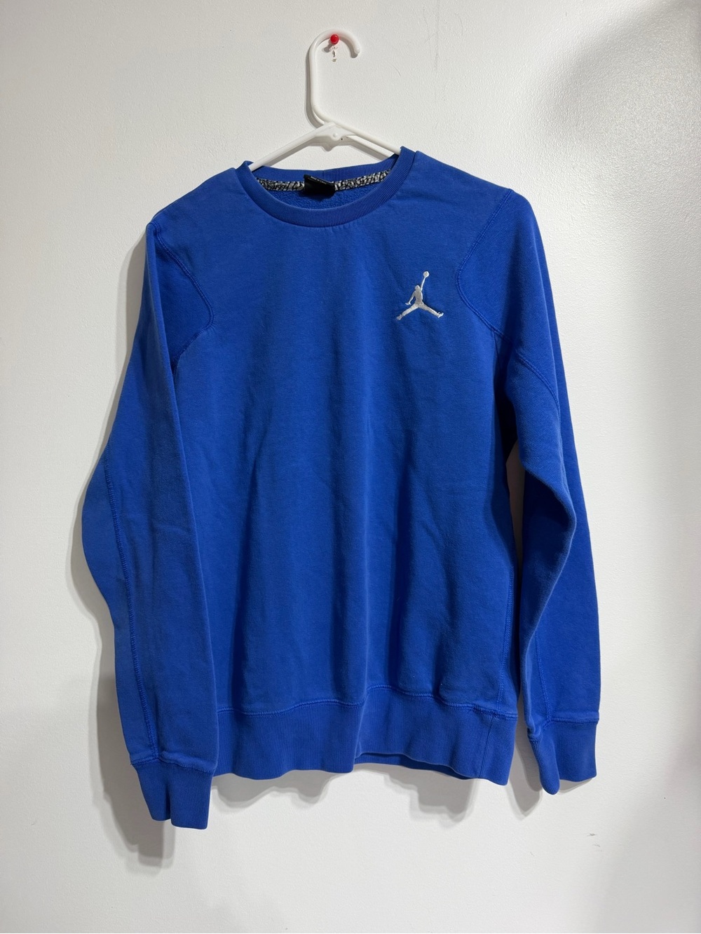 Nike Air Jordan Jumpman Royal Blue Crewneck Sweatshirt Size Medium M